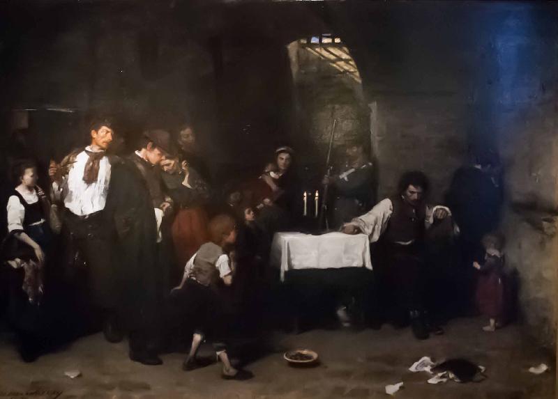 Mihaly Munkacsy The Last Day of a Condemned Man I Germany oil painting art